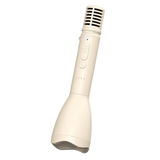 YANMAI Speech Teaching Mini Bluetooth Speaker Noise Reduction Wireless Handheld Microphone(Milky White)