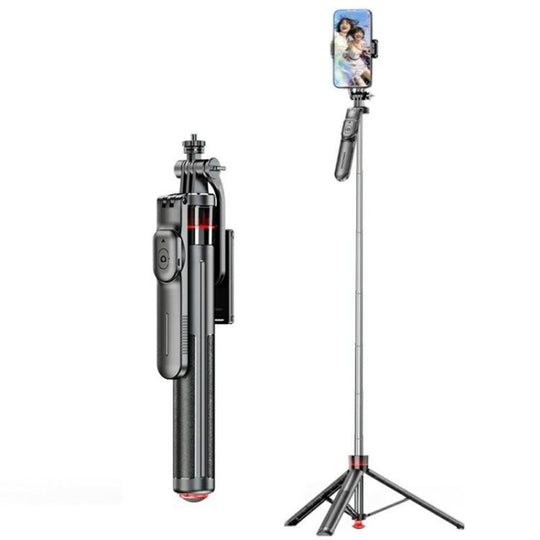 F05 For Photography Vlogging Remote Control Phone Holder Extendable Selfie Stick Tripod Stand
