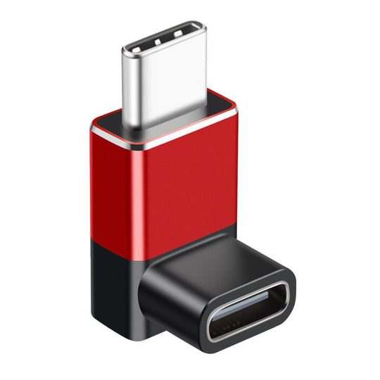 ENKAY ENK-AT132 USB C 90 Degree Adapter 40Gbps USB4 For Thunderbolt 4 / 3 Extension Converter(Red)