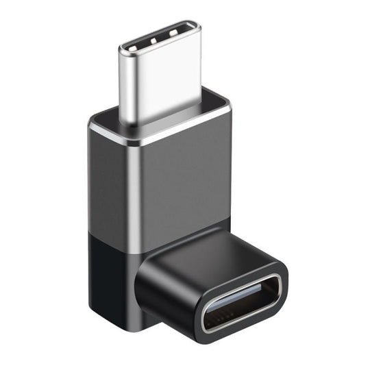 ENKAY ENK-AT132 USB C 90 Degree Adapter 40Gbps USB4 For Thunderbolt 4 / 3 Extension Converter(Grey)