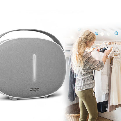 W-KING T8 HIFI Speaker 30W High Power Portable Bluetooth Speaker Wireless with FM Radio for Mobile Bluetooth Speaker(Silver grey) - Desktop Speaker by W-KING | Online Shopping UK | buy2fix