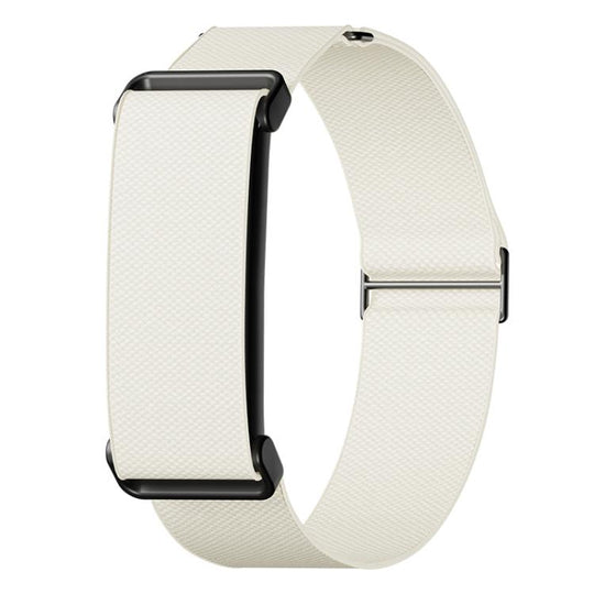 For Google Fitbit Air Metal Frame Eight-Shaped Buckle Nylon Elastic Watch Band(Starlight)