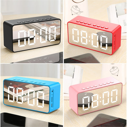 AEC BT506 Speaker with Mirror, LED Clock Display, Dual Alarm Clock, Snooze, HD Hands-free Calling, HiFi Stereo(Black) - Desktop Speaker by AEC | Online Shopping UK | buy2fix