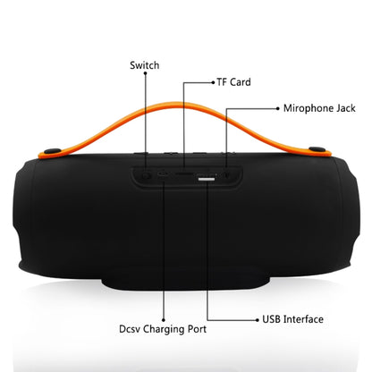 E13 Mini Portable Wireless Bluetooth Speaker Stereo Speakerphone Radio Music Subwoofer Column Speakers with TF FM, RED:BLACK - Desktop Speaker by buy2fix | Online Shopping UK | buy2fix
