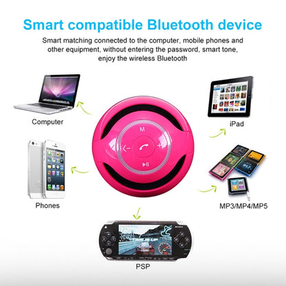 A18 Ball Bluetooth Speaker with LED Light Portable Wireless Mini Speaker Mobile Music MP3 Subwoofer Support TF (Blue) - Desktop Speaker by T&G | Online Shopping UK | buy2fix