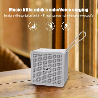 EWA A105 High Hidelity Bluetooth Speaker, Small Size High  Power Bass, TWS Bluetooth Technology Support TF(Gold) - Desktop Speaker by EWA | Online Shopping UK | buy2fix