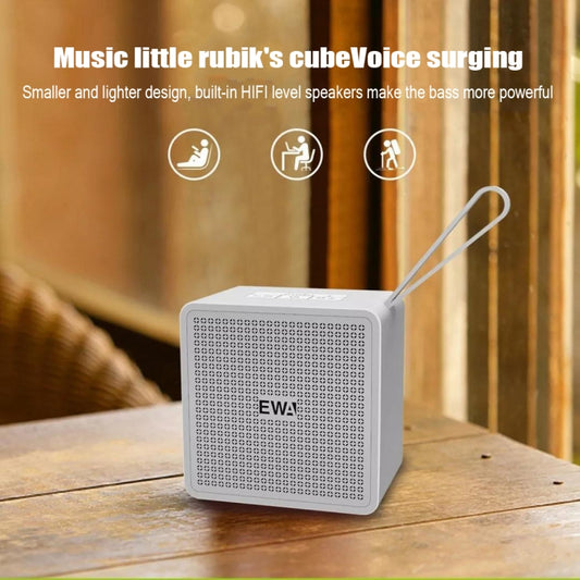 EWA A105 High Hidelity Bluetooth Speaker, Small Size High  Power Bass, TWS Bluetooth Technology Support TF(Blue) - Desktop Speaker by EWA | Online Shopping UK | buy2fix