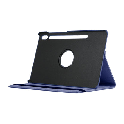 ENKAY 360 Degree Rotation Lichi Texture Leather Case with Holder for Samsung Galaxy Tab S6 10.5 T860 / T865(Dark Blue) - Other Galaxy Tab PC by ENKAY | Online Shopping UK | buy2fix