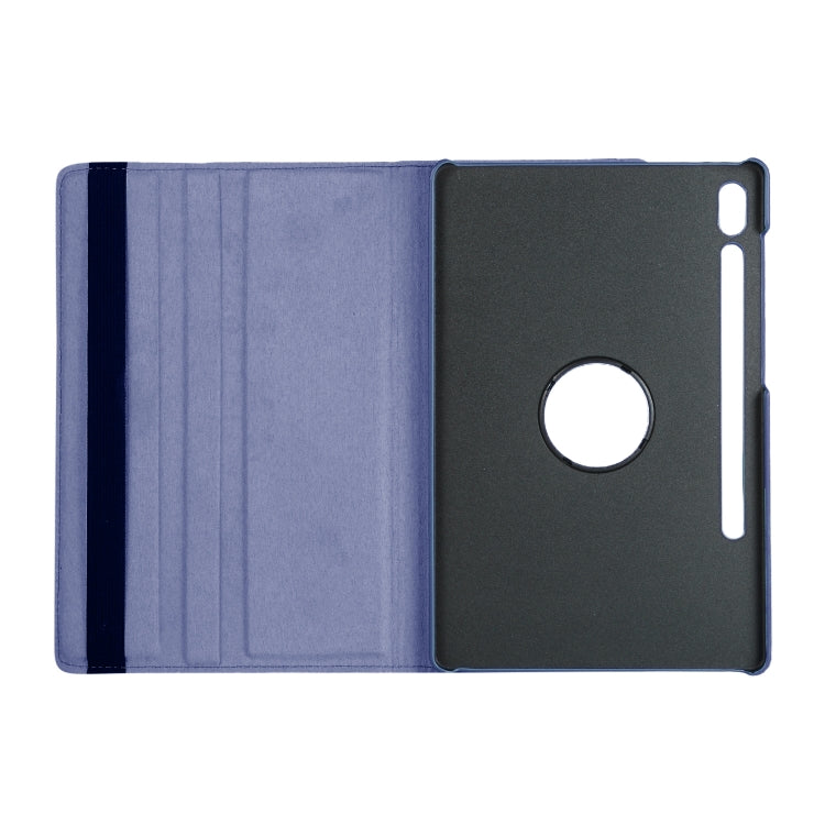 ENKAY 360 Degree Rotation Lichi Texture Leather Case with Holder for Samsung Galaxy Tab S6 10.5 T860 / T865(Dark Blue) - Other Galaxy Tab PC by ENKAY | Online Shopping UK | buy2fix