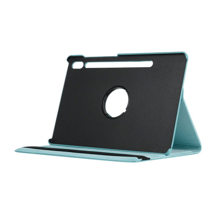 ENKAY 360 Degree Rotation Lichi Texture Leather Case with Holder for Samsung Galaxy Tab S6 10.5 T860 / T865(Light Blue) - Other Galaxy Tab PC by ENKAY | Online Shopping UK | buy2fix