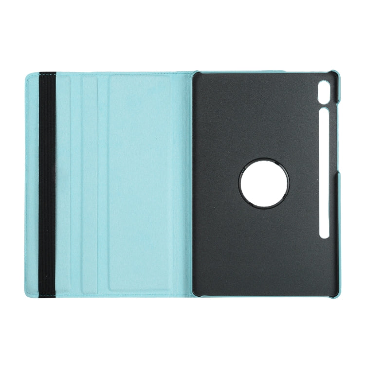 ENKAY 360 Degree Rotation Lichi Texture Leather Case with Holder for Samsung Galaxy Tab S6 10.5 T860 / T865(Light Blue) - Other Galaxy Tab PC by ENKAY | Online Shopping UK | buy2fix
