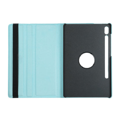 ENKAY 360 Degree Rotation Lichi Texture Leather Case with Holder for Samsung Galaxy Tab S6 10.5 T860 / T865(Light Blue) - Other Galaxy Tab PC by ENKAY | Online Shopping UK | buy2fix