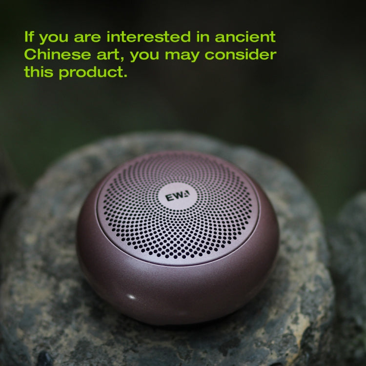 EWA A110mini High Hidelity Bluetooth Speaker Small Size High Power Bass, TWS Bluetooth Technology, Support TF(Grey) - Desktop Speaker by EWA | Online Shopping UK | buy2fix
