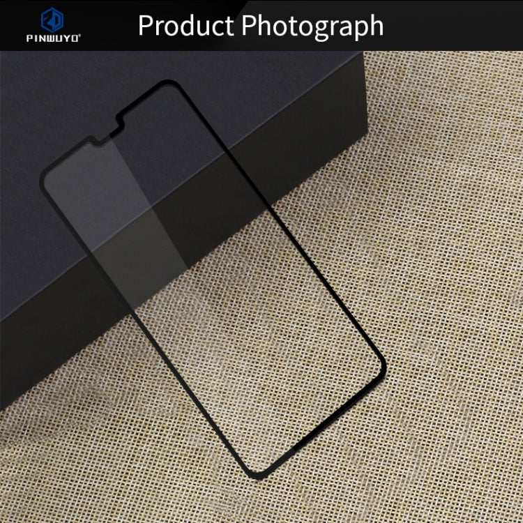 For Huawei Mate 30 PINWUYO 9H 2.5D Full Screen Tempered Glass Film(Black) - Huawei Tempered Glass by PINWUYO | Online Shopping UK | buy2fix