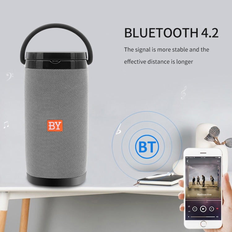 NBY 6650 Portable Multi-function Bluetooth Speaker 3D Surround Stereo Sound, Support Wireless Charging(Gray) - Desktop Speaker by NBY | Online Shopping UK | buy2fix
