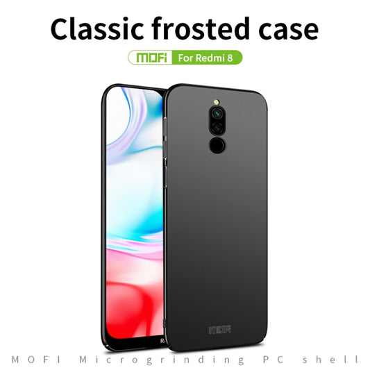 For Xiaomi RedMi 8 MOFI Frosted PC Ultra-thin Hard Case(Black) - Xiaomi Cases by MOFI | Online Shopping UK | buy2fix