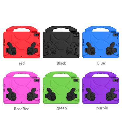For iPad 10.2 EVA Flat Anti Falling Protective Shell with Thumb Bracket(Black) - iPad 10.2 Cases by buy2fix | Online Shopping UK | buy2fix