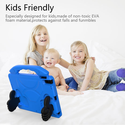 For iPad Pro 11 inch EVA Flat Anti Falling Protective Shell with Thumb Bracket(Blue) - iPad Pro 11 (2018) Cases by buy2fix | Online Shopping UK | buy2fix