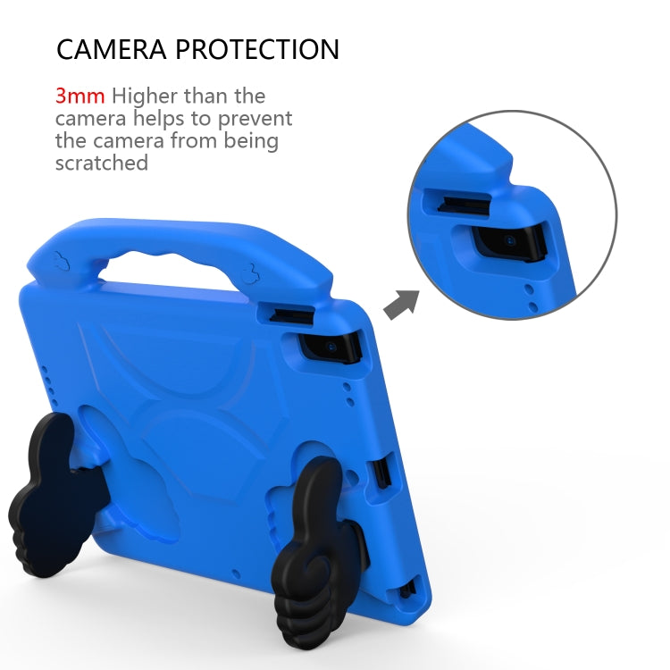 For iPad Pro 11 inch EVA Flat Anti Falling Protective Shell with Thumb Bracket(Blue) - iPad Pro 11 (2018) Cases by buy2fix | Online Shopping UK | buy2fix