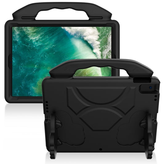 For iPad Pro 10.5 inch  EVA Flat Anti Falling Protective Shell with Thumb Bracket(Black) - iPad Pro 10.5 inch Cases by buy2fix | Online Shopping UK | buy2fix