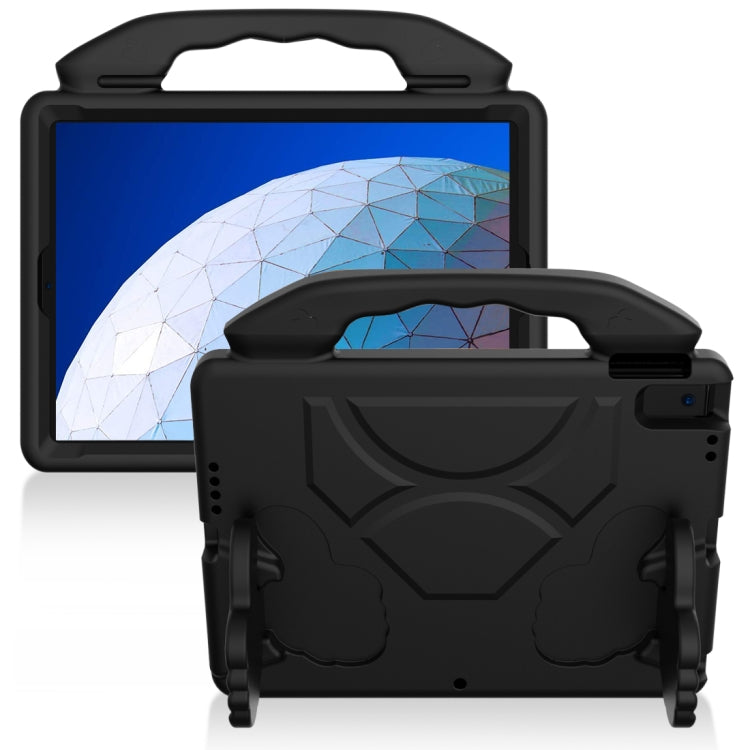 For iPad Air3 10.5  inch EVA Flat Anti Falling Protective Shell with Thumb Bracket(Black) - iPad Air (2019) Cases by buy2fix | Online Shopping UK | buy2fix