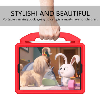 For iPad Air3 10.5  inch EVA Flat Anti Falling Protective Shell with Thumb Bracket(Red) - iPad Air (2019) Cases by buy2fix | Online Shopping UK | buy2fix