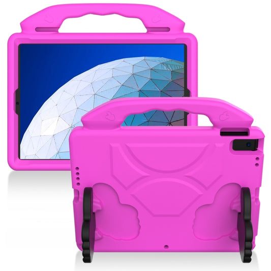 For iPad Air3 10.5  inch EVA Flat Anti Falling Protective Shell with Thumb Bracket(Rose Pink) - iPad Air (2019) Cases by buy2fix | Online Shopping UK | buy2fix