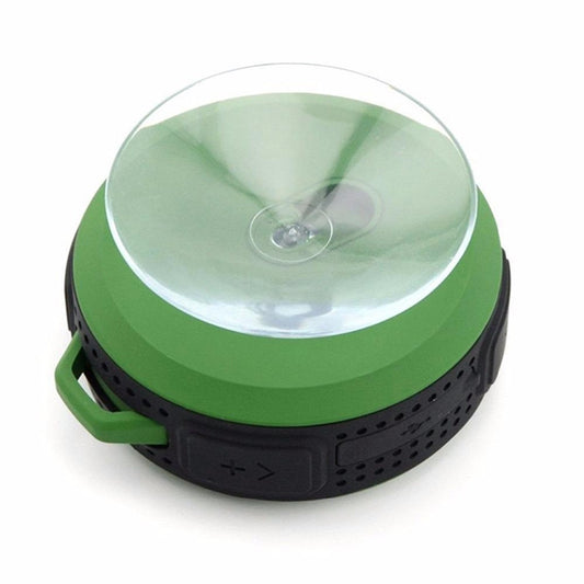 C6a Outdoor Chuck Wireless Bluetooth Car Speaker Suction Cup Speaker, Support TF Card(Black) - Waterproof Speaker by buy2fix | Online Shopping UK | buy2fix