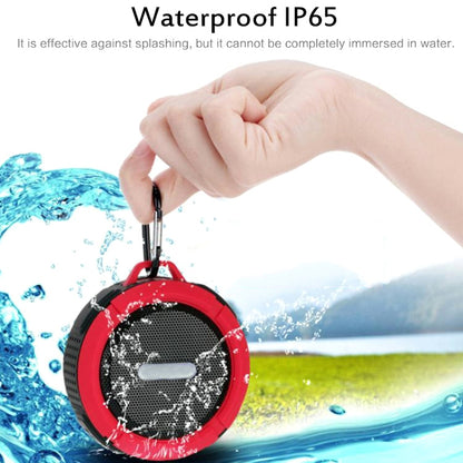 C6a Outdoor Chuck Wireless Bluetooth Car Speaker Suction Cup Speaker, Support TF Card(White) - Waterproof Speaker by buy2fix | Online Shopping UK | buy2fix