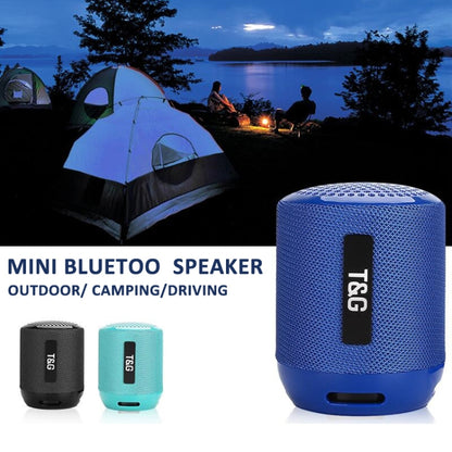 T&G TG129 Portable Wireless Music Speaker Hands-free with MIC, Support TF Card FM(Blue) - Desktop Speaker by T&G | Online Shopping UK | buy2fix