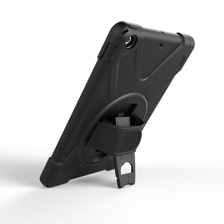 For Huawei MediaPad M6 10.8  360 Degree Rotation PC + Silicone Protective Case with Holder & Hand-strap(Army Green) - Huawei by buy2fix | Online Shopping UK | buy2fix