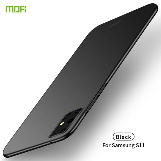 For Galaxy S20+  MOFI Frosted PC Ultra-thin Hard Case(Black)