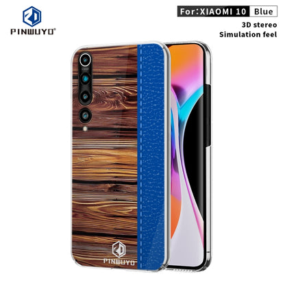 For Xiaomi 10 PINWUYO Pindun Series Slim 3D Flashing All-inclusive PC Case(Blue) - Galaxy Phone Cases by PINWUYO | Online Shopping UK | buy2fix