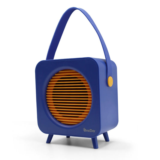 Oneder V9 Fabric Portable Wireless Bluetooth Speaker Portable Card Subwoofer Creative Gift Mini Speaker(Blue) - Desktop Speaker by OneDer | Online Shopping UK | buy2fix