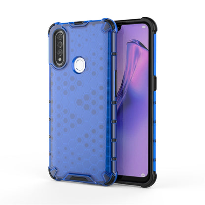 For OPPO A8/A31 Shockproof Honeycomb PC + TPU Case(Blue) by buy2fix