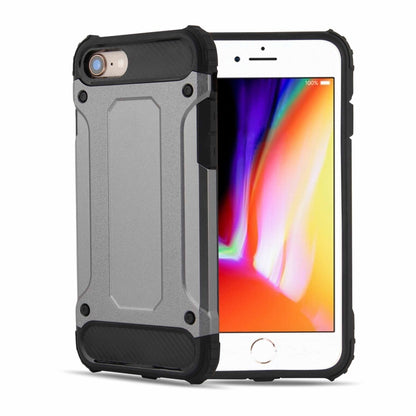 For iPhone SE 2022 / SE 2020 Magic Armor TPU + PC Combination Case(Grey) by buy2fix
