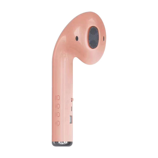 MK101 Creative Big Headphones Shape Sound Heavy Subwoofer Wireless Bluetooth Speakers, Support USB & TF (Pink) - Desktop Speaker by buy2fix | Online Shopping UK | buy2fix