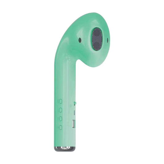 MK101 Creative Big Headphones Shape Sound Heavy Subwoofer Wireless Bluetooth Speakers, Support USB & TF (Green) - Desktop Speaker by buy2fix | Online Shopping UK | buy2fix