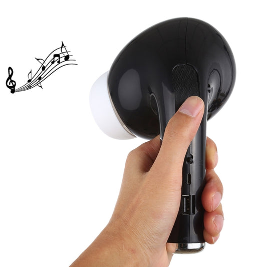 MK-201 Large Earphone Shape Bluetooth Speaker Wireless 3D Stereo Outdoor Portable Speaker, Support Hands-free Calling & FM & TF Card / USB Flash Disk / 3.5mm AUX Music Play (Black) - Desktop Speaker by buy2fix | Online Shopping UK | buy2fix