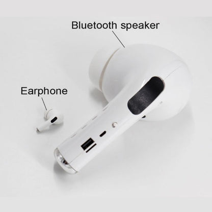 MK-201 Large Earphone Shape Bluetooth Speaker Wireless 3D Stereo Outdoor Portable Speaker, Support Hands-free Calling & FM & TF Card / USB Flash Disk / 3.5mm AUX Music Play (Blue) - Desktop Speaker by buy2fix | Online Shopping UK | buy2fix