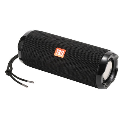 T&G TG191 10W Waterproof Bluetooth Speaker Stereo Double Diaphragm Subwoofer Portable Audio FM Radio(Black) - Waterproof Speaker by T&G | Online Shopping UK | buy2fix