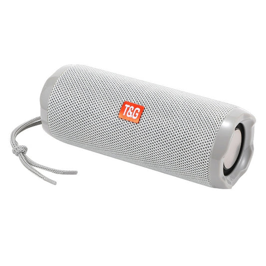 T&G TG191 10W Waterproof Bluetooth Speaker Stereo Double Diaphragm Subwoofer Portable Audio FM Radio(Gray) - Waterproof Speaker by T&G | Online Shopping UK | buy2fix