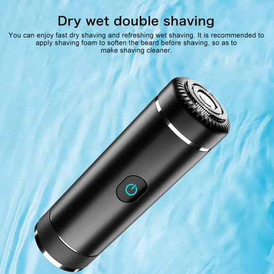 S1080 Mini Metal Turbo Electric Shaver Razor (Black) - Shavers & Accessories by buy2fix | Online Shopping UK | buy2fix