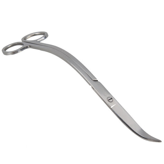 Water Grass Tool Aquarium Stainless Steel Wave Shaped Scissors Lengthened Tweezers(Silver) - Cleaning Tools by buy2fix | Online Shopping UK | buy2fix