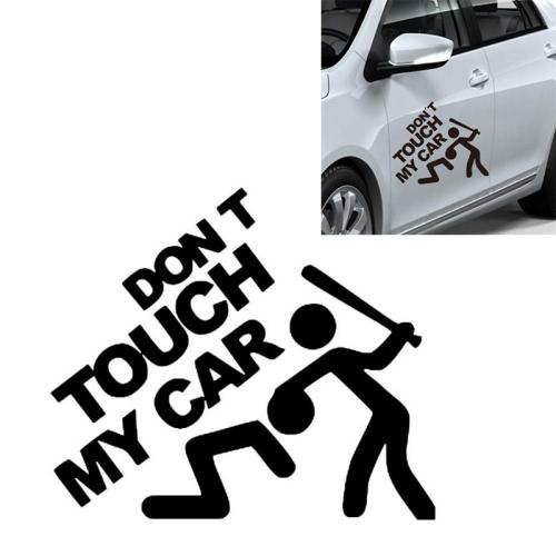 Dont Touch My Car Pattern Car Sticker Window Decal, Size: 22x19cm(Black) by buy2fix