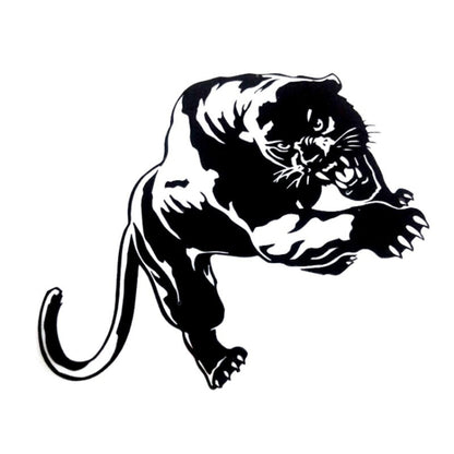10pcs Wild Panther Car Body Decal Car Stickers Motorcycle Decorations, Size: 19x12cm(Black) by buy2fix