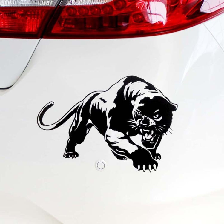 10pcs Wild Panther Car Body Decal Car Stickers Motorcycle Decorations, Size: 19x12cm(Black) by buy2fix
