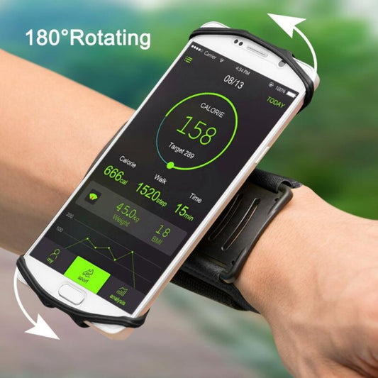 Rotating Arm With Mobile Phone Rack Sports Equipment Arm Bag Creative Outdoor Running Fitness Mobile Phone Bracket, Style:Arm - Other by buy2fix | Online Shopping UK | buy2fix