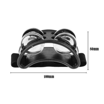 Aluminum Percussion Cajon Foot Bell, Size: 10 x 8 x 4cm(White) - Percussion Accessories by buy2fix | Online Shopping UK | buy2fix