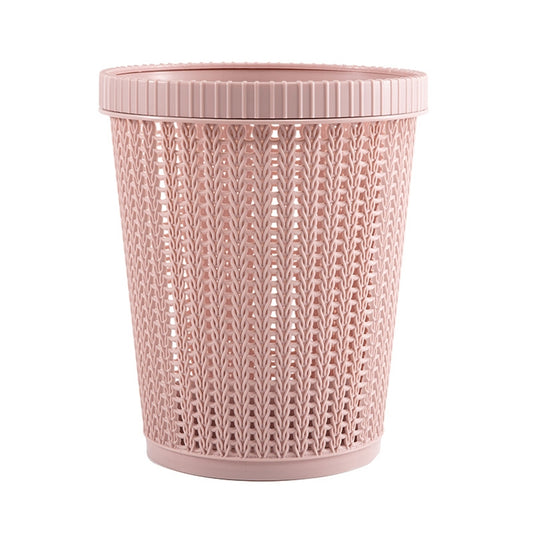 Household Removable Plastic Trash Bin Built-in Trash Bag Box(Pink) - Trash Bin & Bags by buy2fix | Online Shopping UK | buy2fix